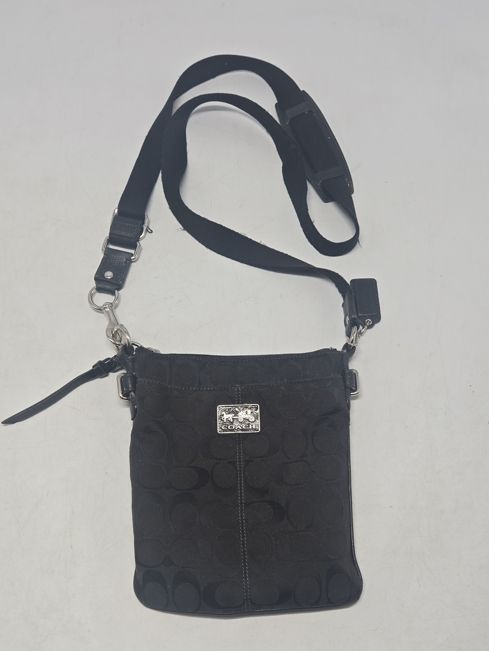 Black Coach Crossbody Purse